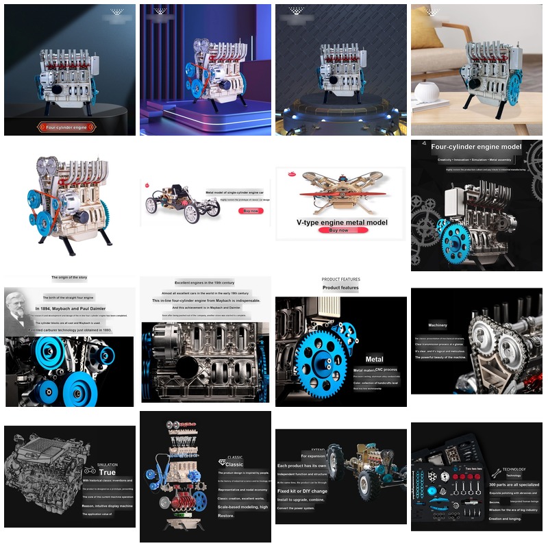 3D DIY Zestaw do składania met – Model Kit Engine recenzja i cena